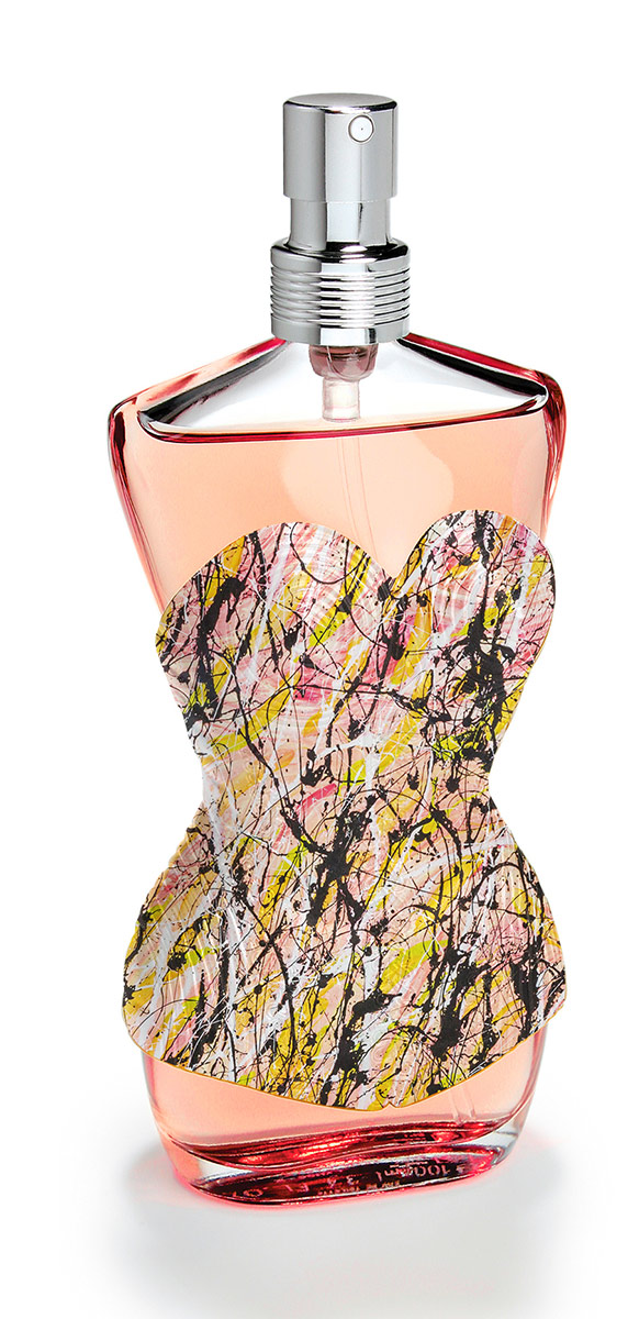 Gestural Abstraction II - printed on a perfume bottle